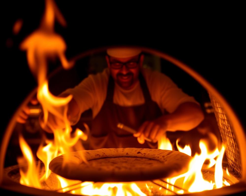 Tandoor at work